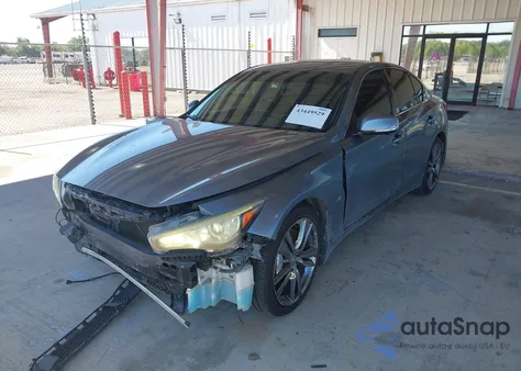 2015 Infiniti Q50 Premium/Sport из США, поврежденный, VIN JN1BV7AP8FM347627